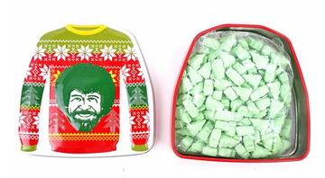 Bob Ross Candy and Tin