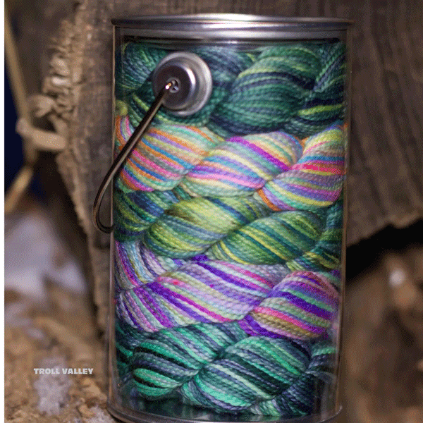 1 Skein of Koigu Rumba Brushed Mohair Worsted Multicolored Yarn